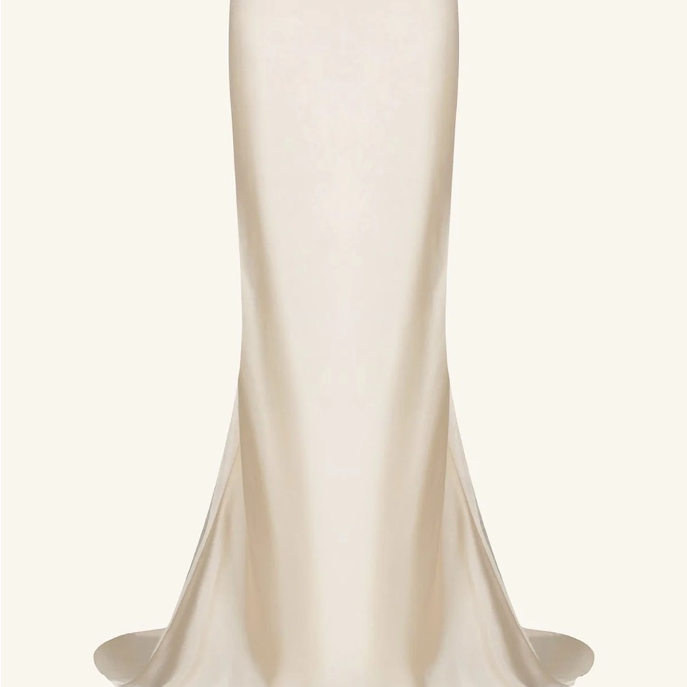 Shona Joy Elegant Cream Maxi Skirt
